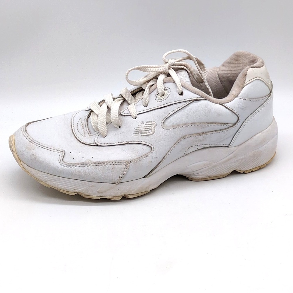 New Balance Shoes Womens 335 White 8 Leather Running Sneakers Comfort Lace Up